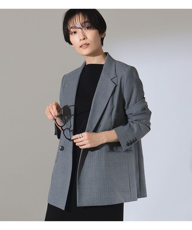 Demi-Luxe BEAMS 「2ボタン ダブルブレスト ジャケット」|テーラードジャケット|