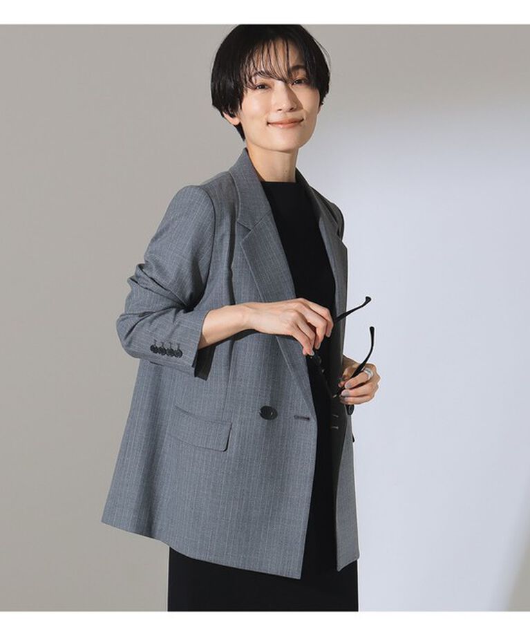 Demi-Luxe BEAMS 「2ボタン ダブルブレスト ジャケット」|テーラードジャケット|
