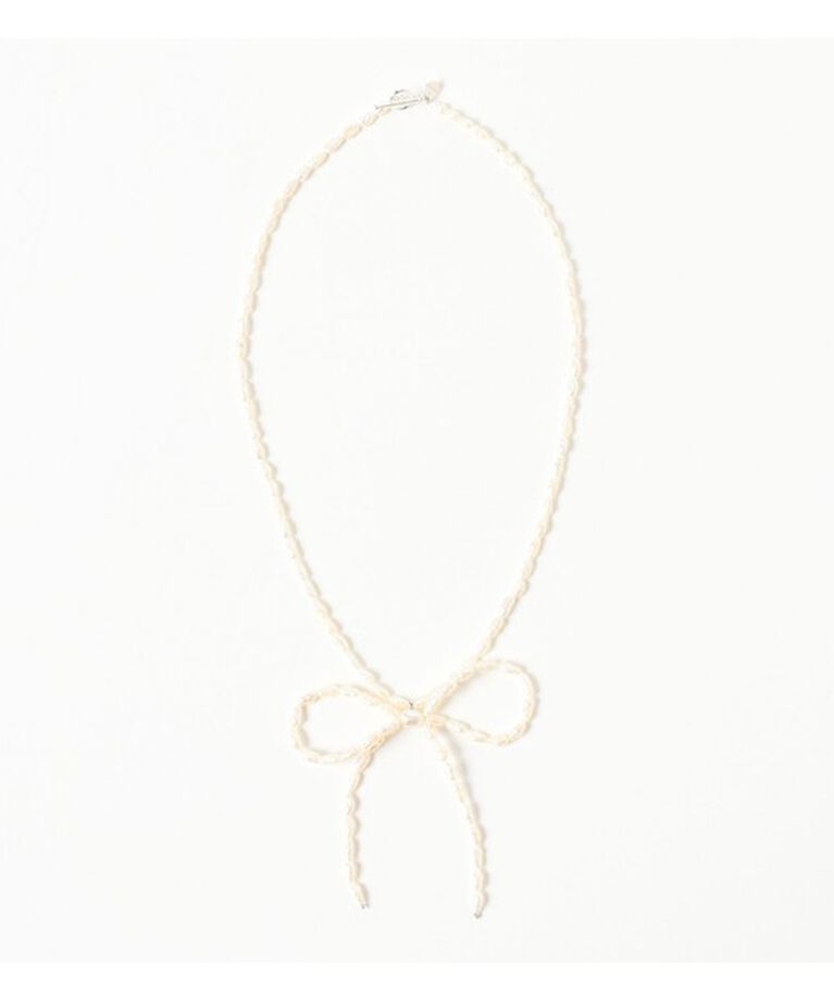 Demi-Luxe BEAMS 「les bon bon / bow パール ネックレス」|その他|