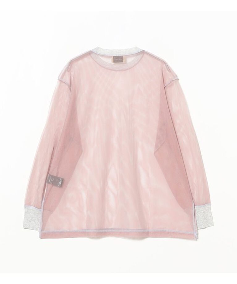 BEAMSBOY「maturely / シャンブレー インサイドアウト ロングスリーブ」|Tシャツ・カットソー|