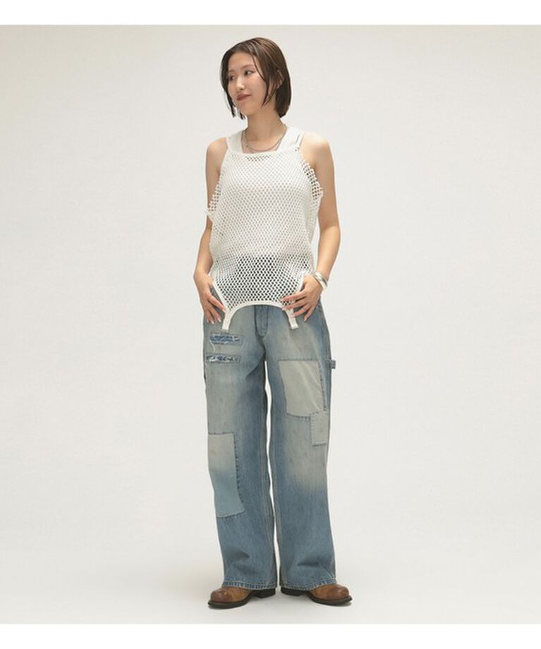BEAMSBOY「maturely / フィッシュ ネット タンクトップ」|Tシャツ・カットソー|
