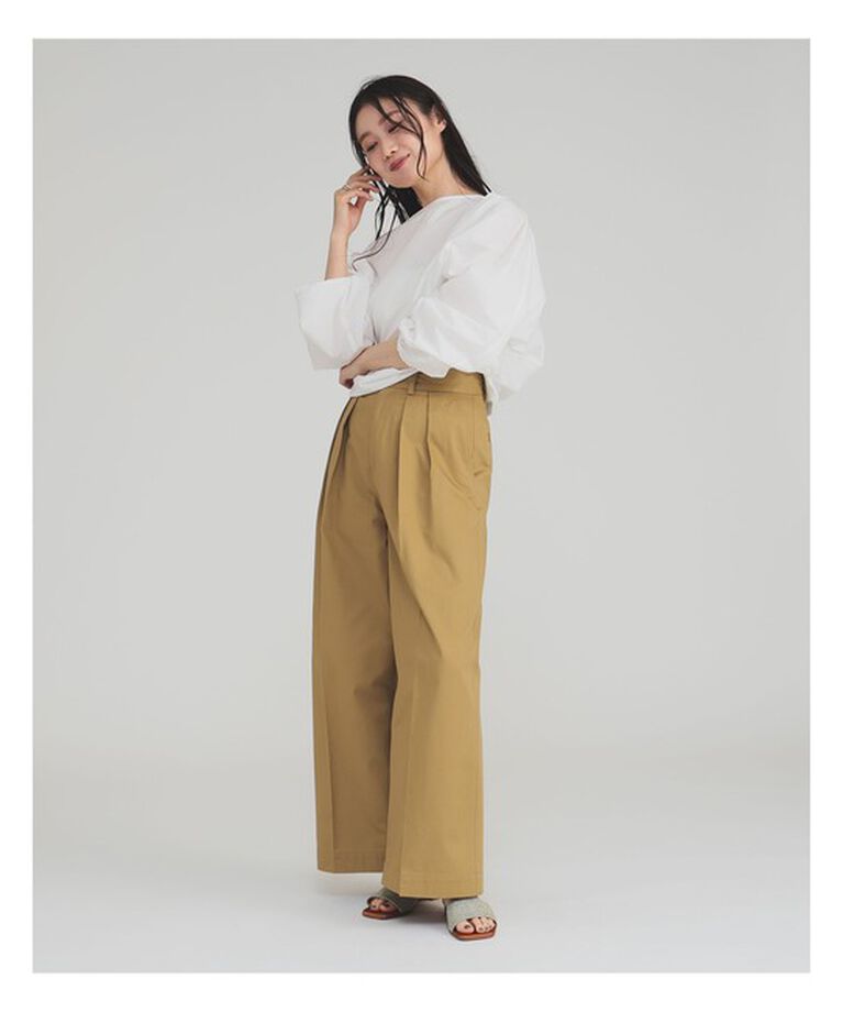 Demi-Luxe BEAMS 「ギャザー ショルダー ブラウス」|シャツ・ブラウス|