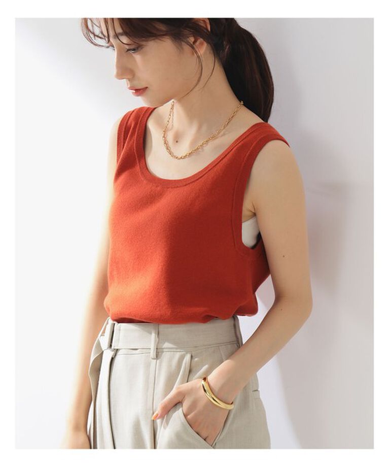 Demi-Luxe BEAMS 「extreme cashmere / コットンカシミヤ タンクトップ」|ニット・セーター|