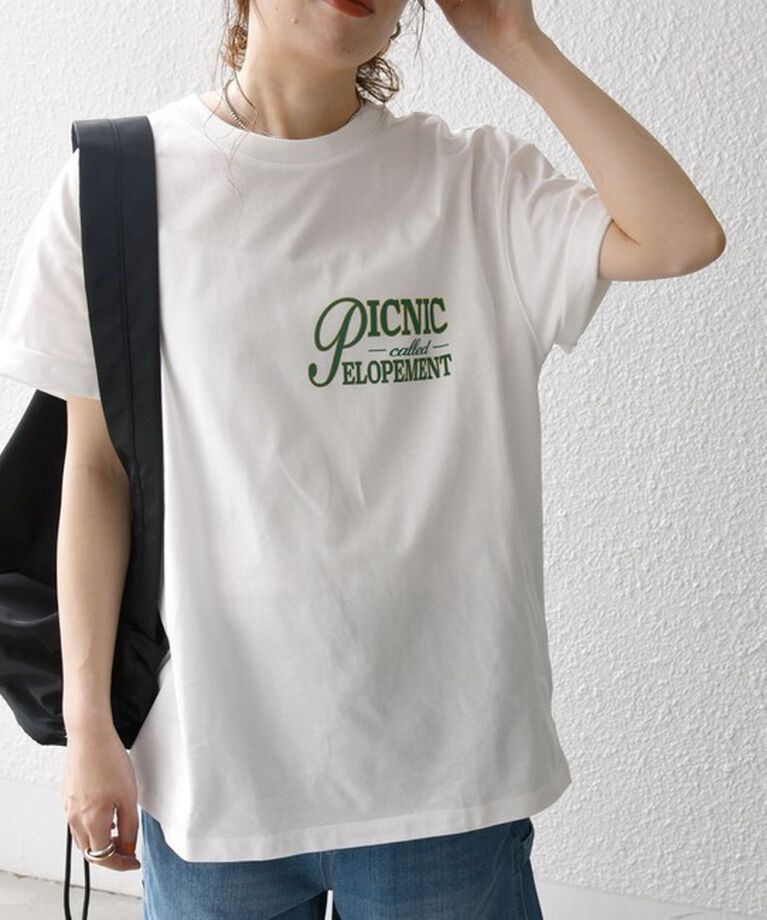 SHIPS any「SHIPS any:〈洗濯機可能〉ロゴ プリント TEE」|Tシャツ・カットソー|