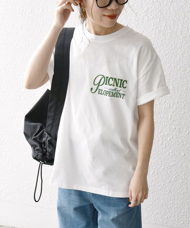 SHIPS any「SHIPS any:〈洗濯機可能〉ロゴ プリント TEE」|Tシャツ・カットソー|