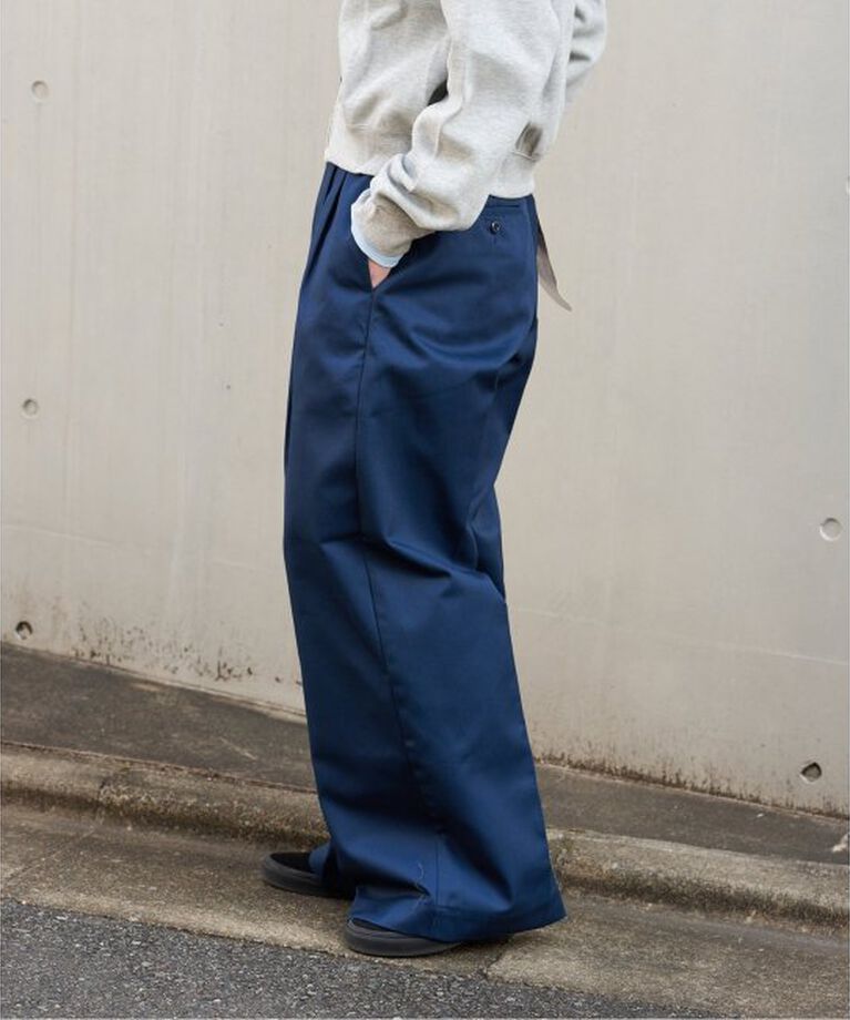 OUTDOOR PRODUCTS Usual Things「Dickies/ディッキーズ別注2タックワイドパンツ」|スラックス|
