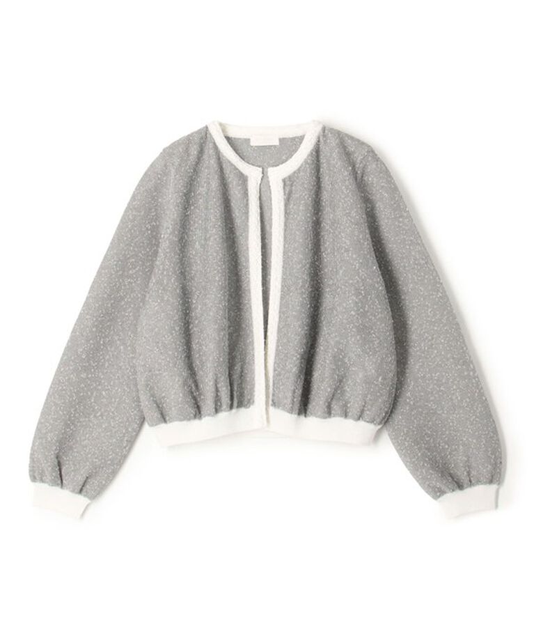 Ballsey「ダブルフェイスノット クルーネックカーディガン」|カーディガン|16 グレー系