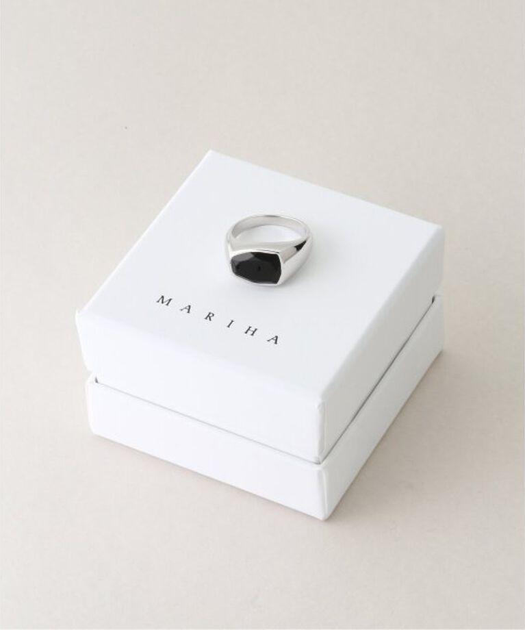 Plage「MARIHA / マリハ BLACK ONYX リング」|リング|