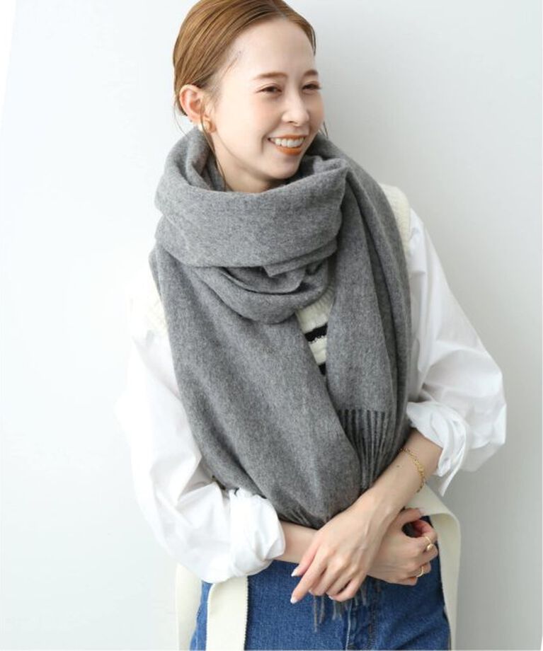 SLOBE IENA「《追加》TWEEDMILL/ツイードミル ストール 70-190-WP」|ストール|