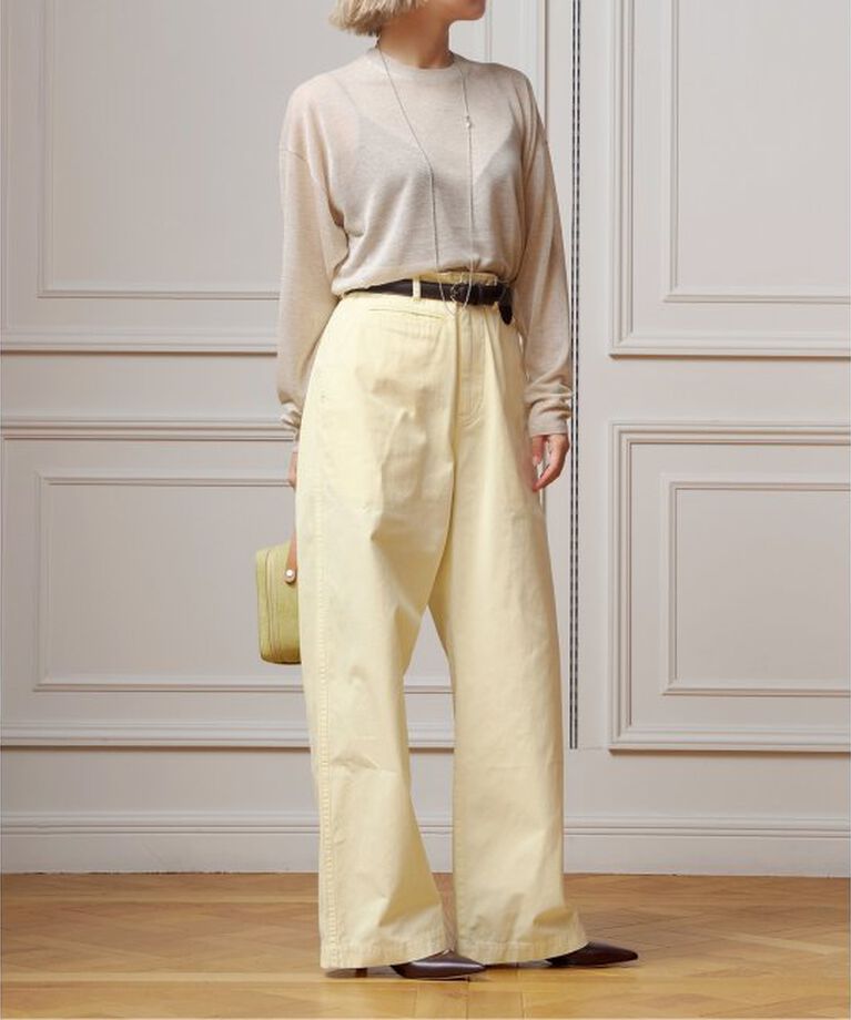 IENA LA BOUCLE「IENA LA BOUCLE シアーラメニットプルオーバー」|ニット・セーター|