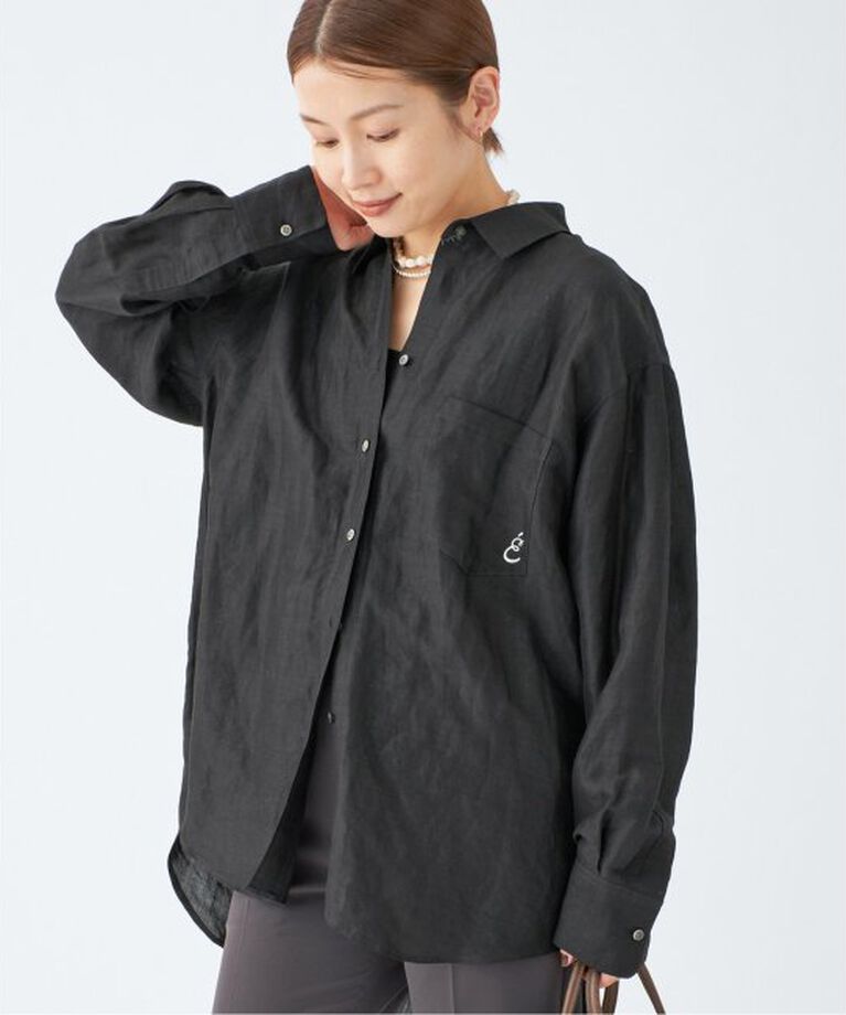 IENA「ラミーリヨセルロングシャツ」|シャツ・ブラウス|