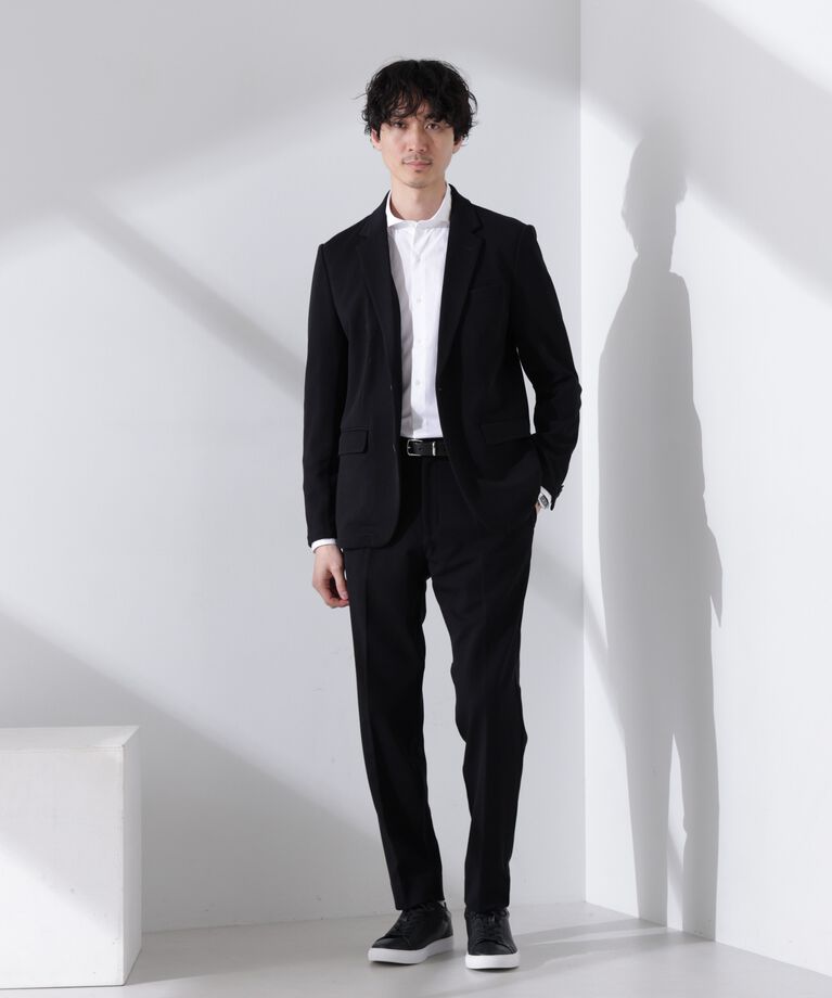 nano･universe「｢Damerino｣ストレッチカノコセットアップ」|スーツ|ブラック