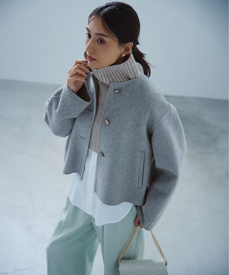 23区「【洗える】カシミヤブレンド ニット ネックウォーマー」|その他|