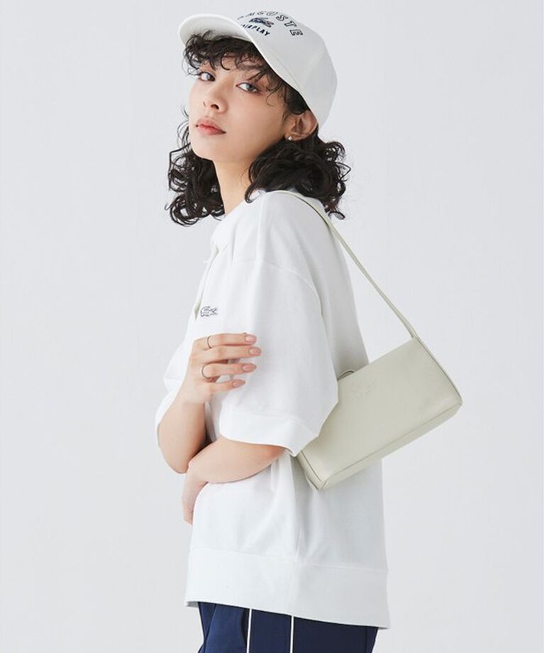 LACOSTE「刺繍入り6方キャップ」|キャップ・キャスケット|