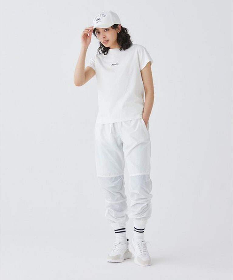 LACOSTE「刺繍入り6方キャップ」|キャップ・キャスケット|