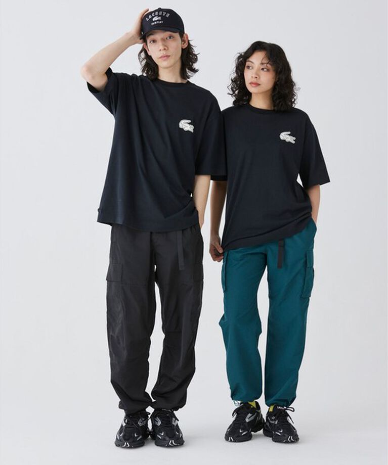 LACOSTE「刺繍入り6方キャップ」|キャップ・キャスケット|