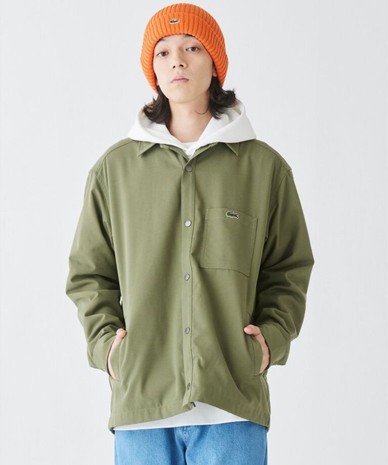 LACOSTE「ウールリブニットキャップ」|ニット帽|