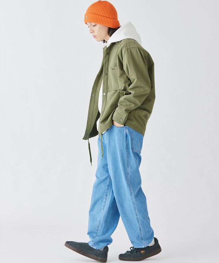LACOSTE「ウールリブニットキャップ」|ニット帽|