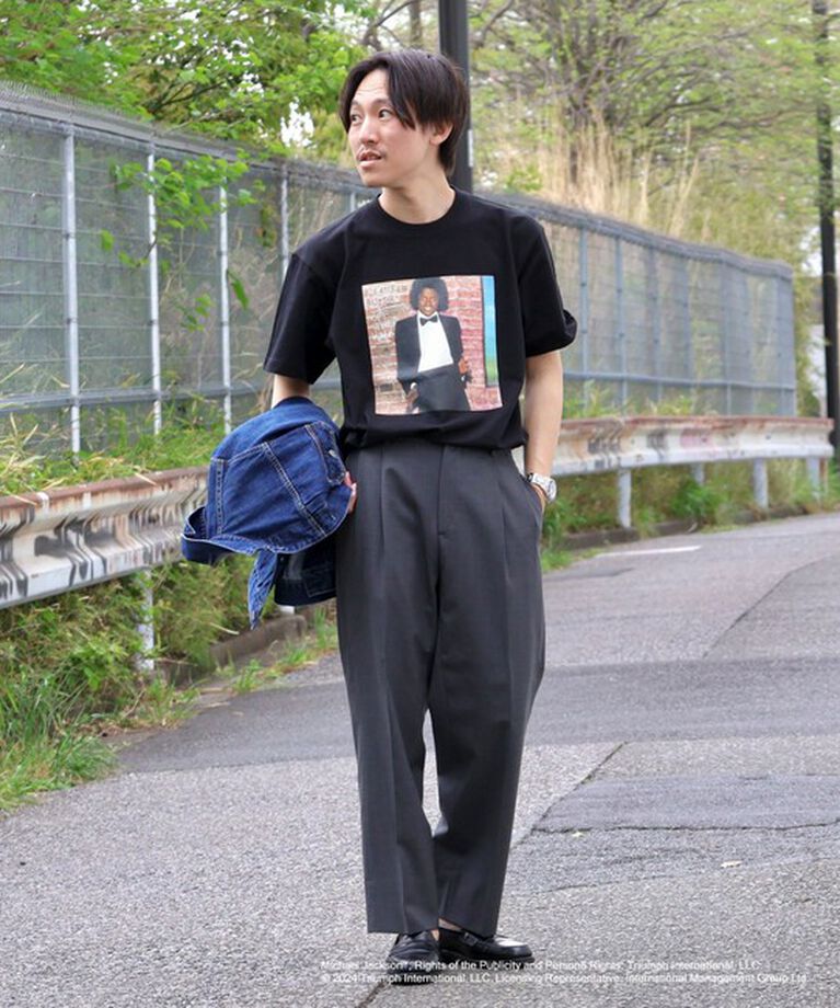 NOLLEY'S goodman「MICHAEL JACKSON PHOTO TEE by GOOD ROCK SPEED」|Tシャツ・カットソー|