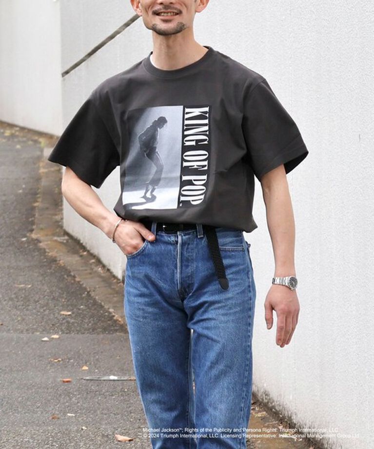 NOLLEY'S goodman「MICHAEL JACKSON PHOTO TEE by GOOD ROCK SPEED」|Tシャツ・カットソー|