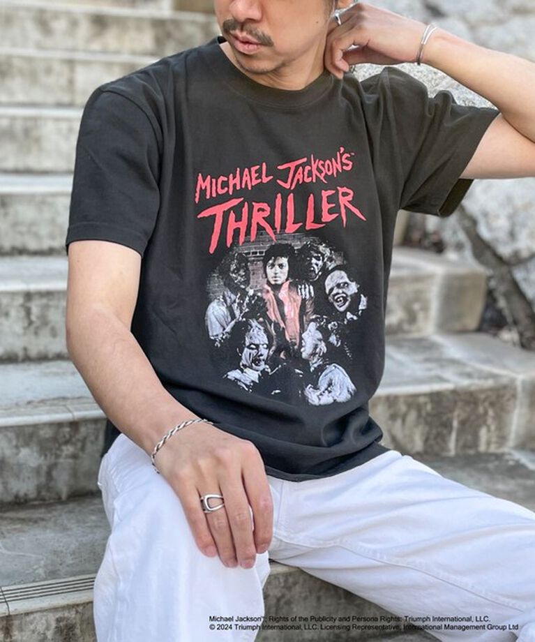 NOLLEY'S goodman「MICHAEL JACKSON PHOTO TEE by GOOD ROCK SPEED」|Tシャツ・カットソー|
