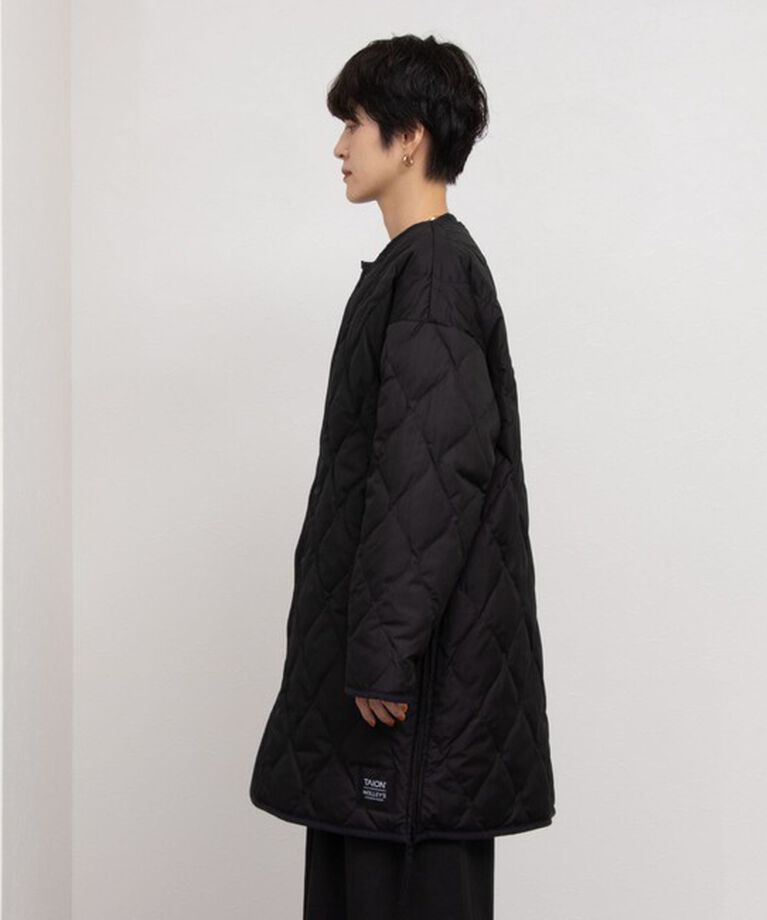 NOLLEY'S「◇【WEB限定】【TAION/タイオン】ノーカラーボアコート(リバーシブル) 24AW」|ダウン|