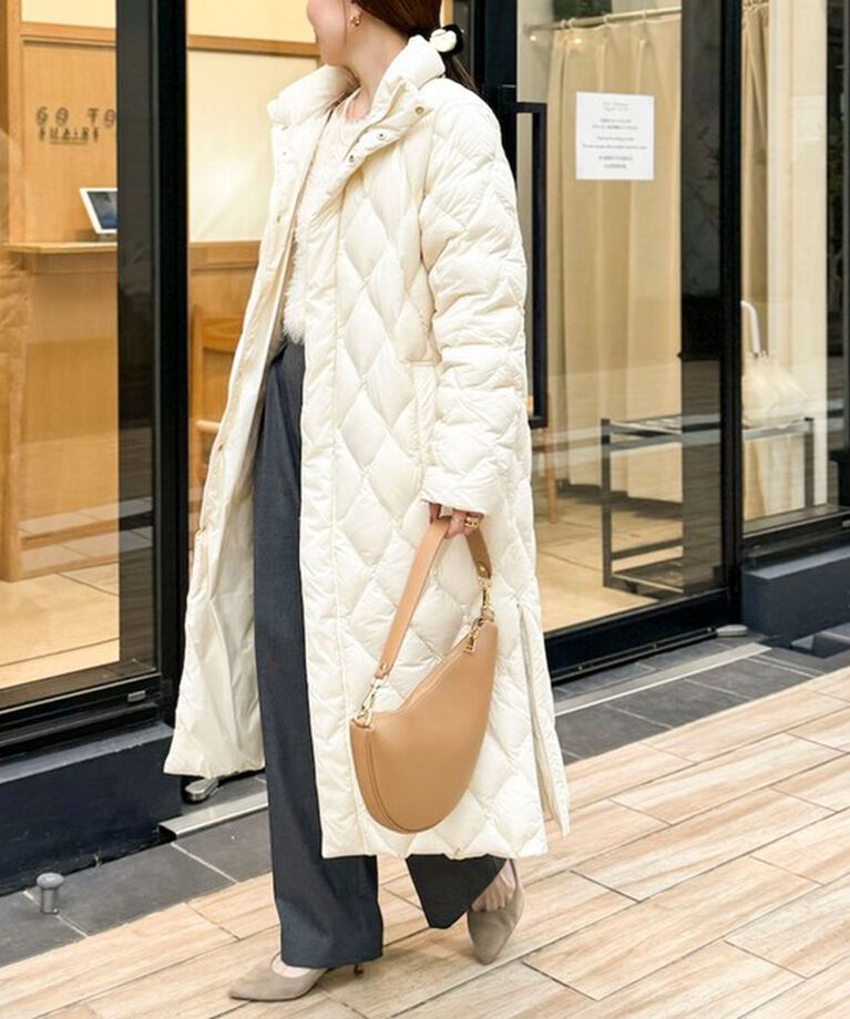 NOLLEY'S「◇【WEB限定】【TAION/タイオン】ヘチマキルトロングダウン 24AW」|ダウン|オフホワイト