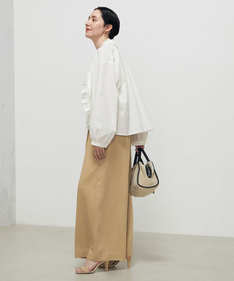 NOLLEY'S「◇【WEB限定サイズあり】ウォッシャブルセルロース5タックワイドパンツ」|その他|