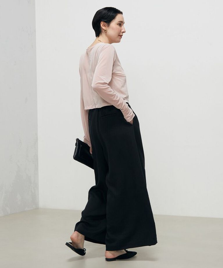 NOLLEY'S「◇【WEB限定サイズあり】ウォッシャブルセルロース5タックワイドパンツ」|その他|