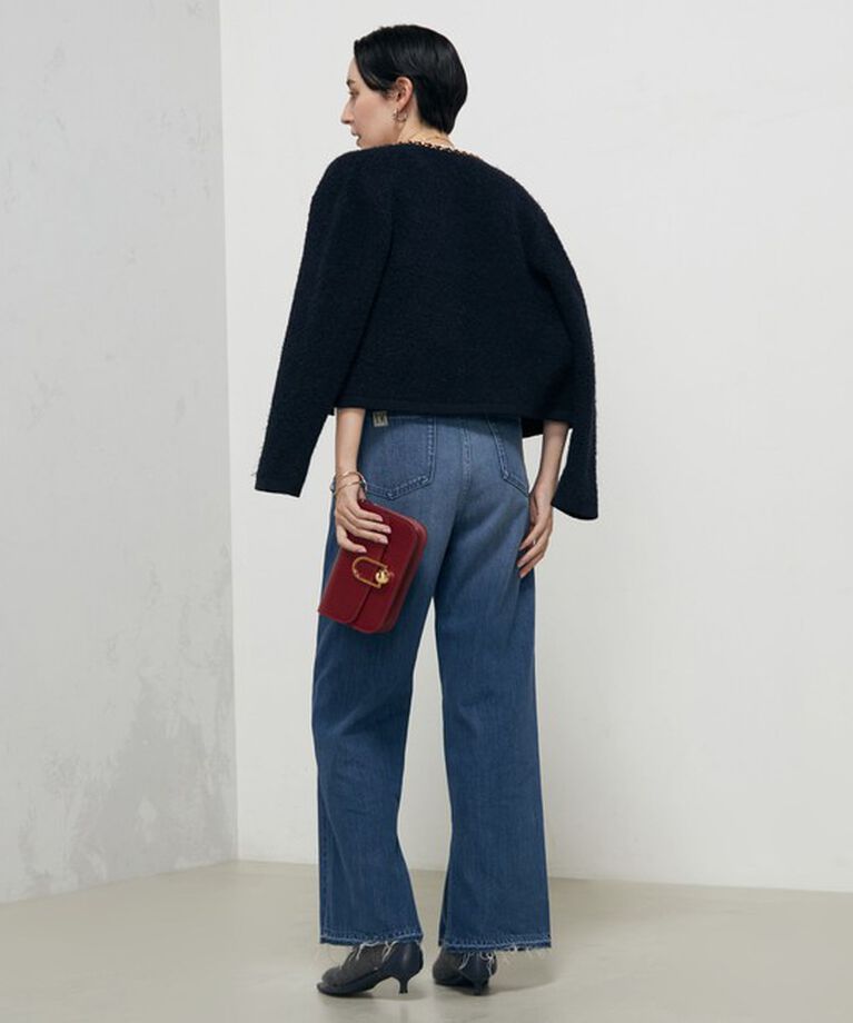 NOLLEY'S「＜飯豊まりえさん着用＞チェーンブレードフワフワジャケット 24AW」|カーディガン|