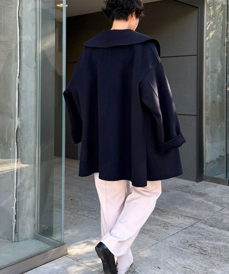 NOLLEY'S sophi「◇【WEB限定カラーあり】SUPER140リバーショールコート 24AW」|ダッフルコート|