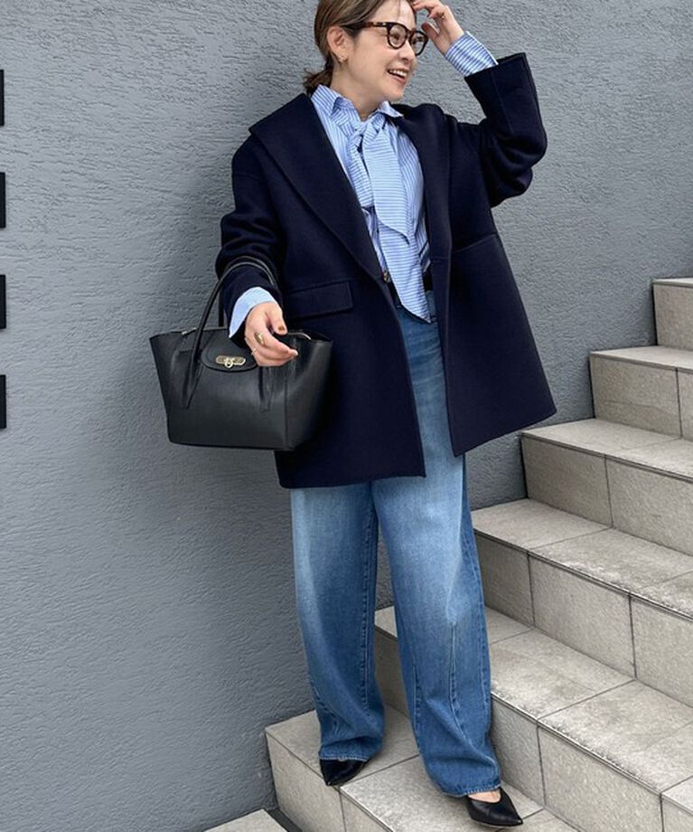 NOLLEY'S sophi「◇【WEB限定カラーあり】SUPER140リバーショールコート 24AW」|ダッフルコート|