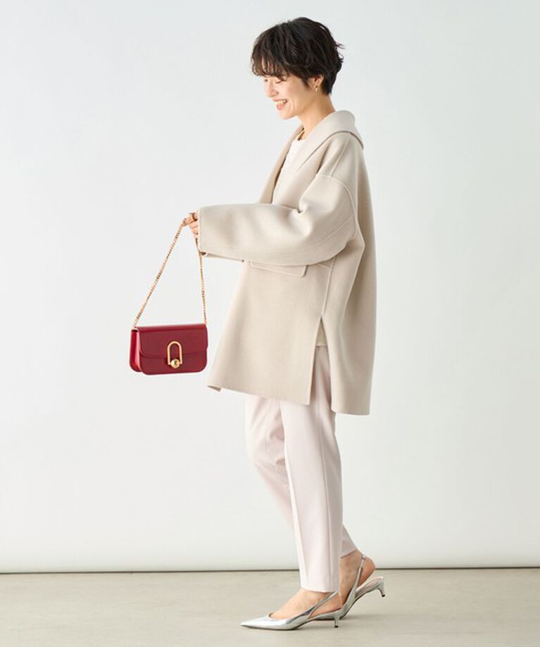 NOLLEY'S sophi「◇【WEB限定カラーあり】SUPER140リバーショールコート 24AW」|ダッフルコート|