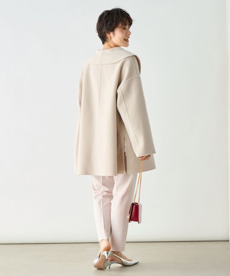 NOLLEY'S sophi「◇【WEB限定カラーあり】SUPER140リバーショールコート 24AW」|ダッフルコート|