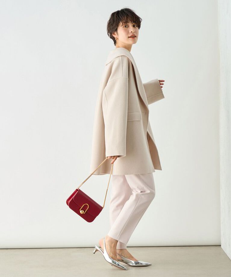 NOLLEY'S sophi「◇【WEB限定カラーあり】SUPER140リバーショールコート 24AW」|ダッフルコート|
