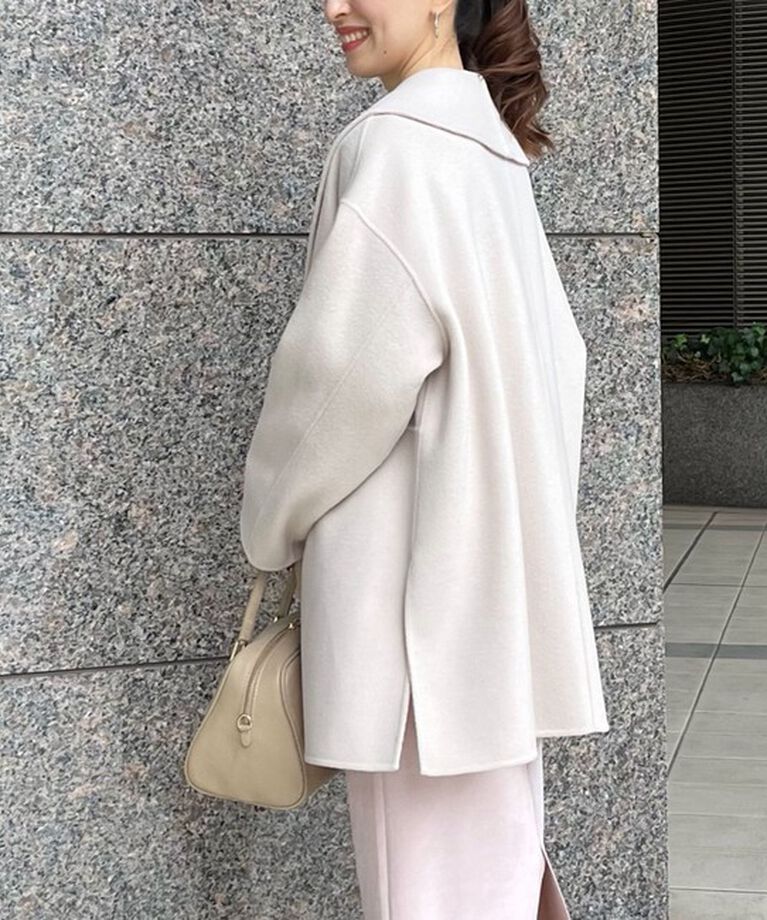 NOLLEY'S sophi「◇【WEB限定カラーあり】SUPER140リバーショールコート 24AW」|ダッフルコート|