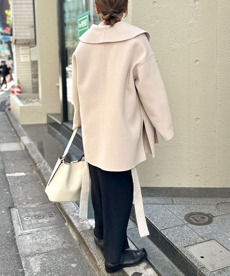 NOLLEY'S sophi「◇【WEB限定カラーあり】SUPER140リバーショールコート 24AW」|ダッフルコート|