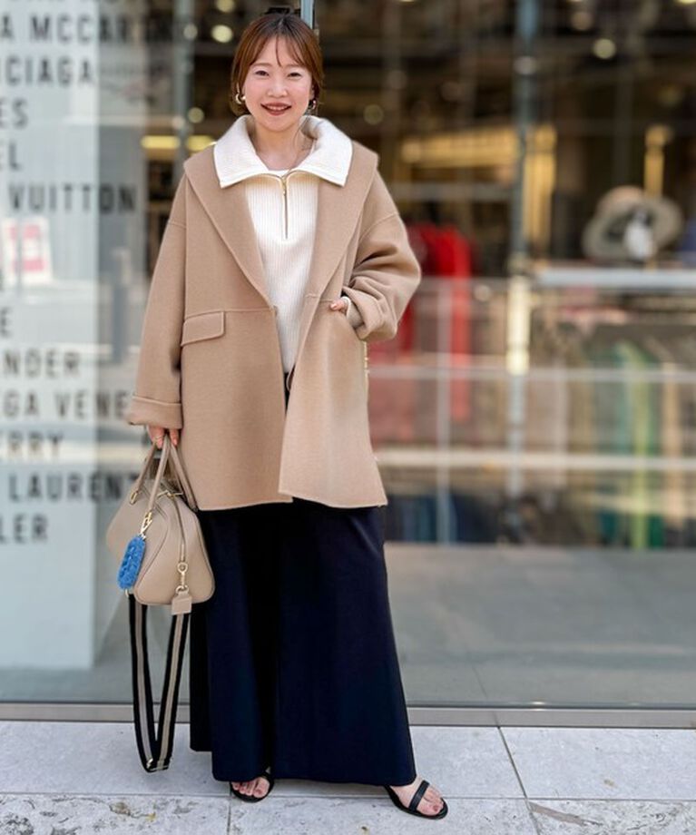 NOLLEY'S sophi「◇【WEB限定カラーあり】SUPER140リバーショールコート 24AW」|ダッフルコート|