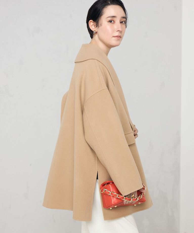 NOLLEY'S sophi「◇【WEB限定カラーあり】SUPER140リバーショールコート 24AW」|ダッフルコート|
