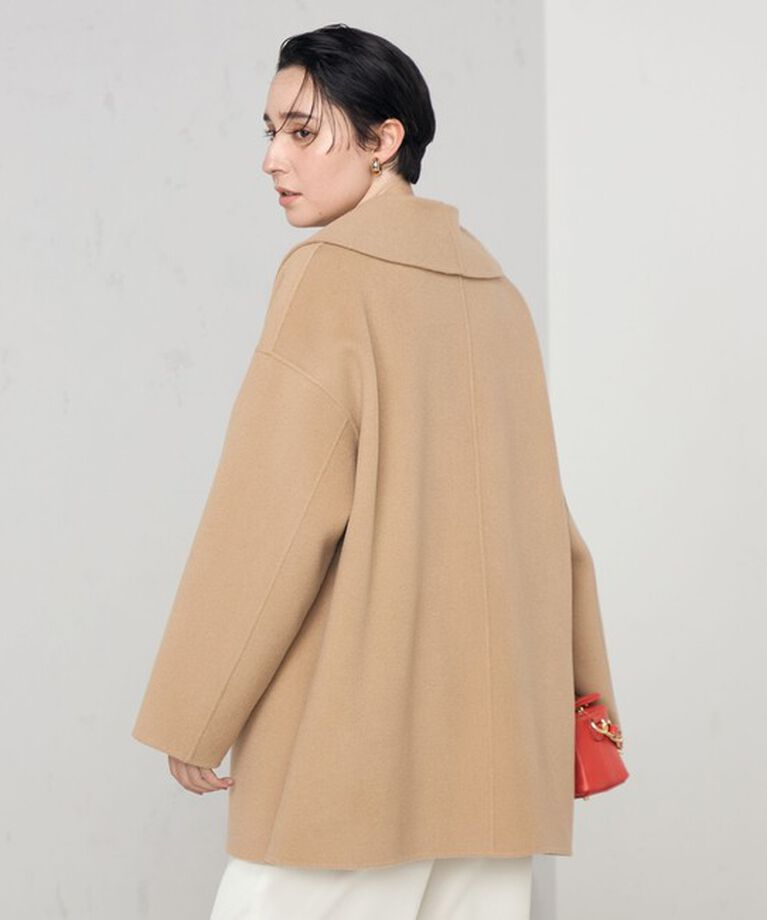NOLLEY'S sophi「◇【WEB限定カラーあり】SUPER140リバーショールコート 24AW」|ダッフルコート|