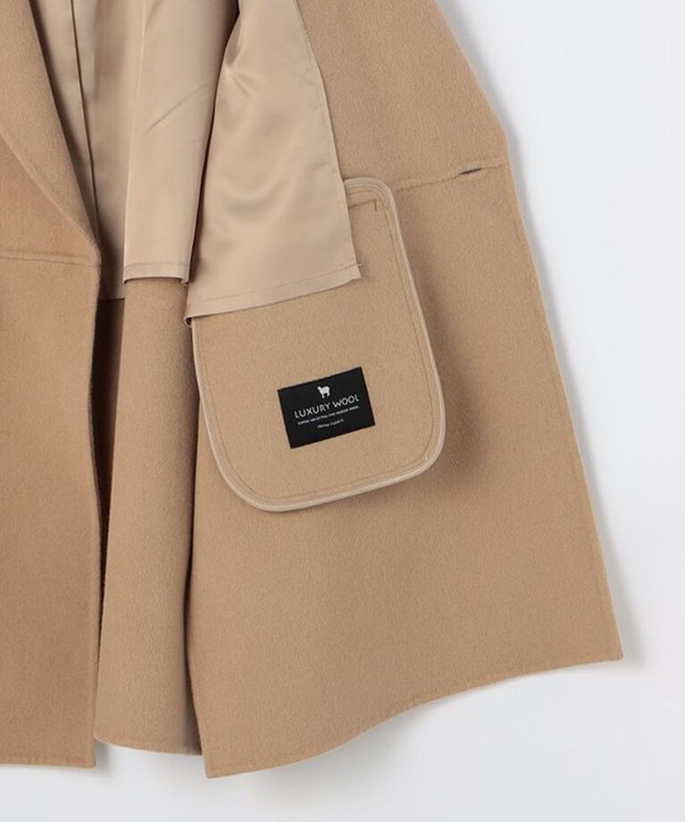 NOLLEY'S sophi「◇【WEB限定カラーあり】SUPER140リバーショールコート 24AW」|ダッフルコート|