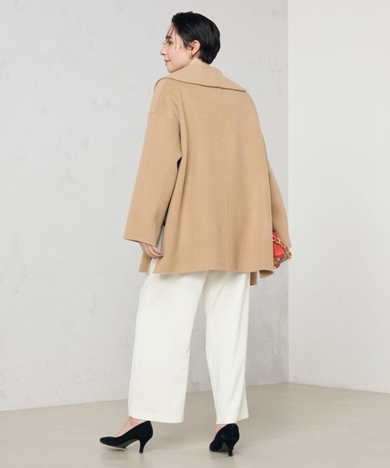 NOLLEY'S sophi「◇【WEB限定カラーあり】SUPER140リバーショールコート 24AW」|ダッフルコート|