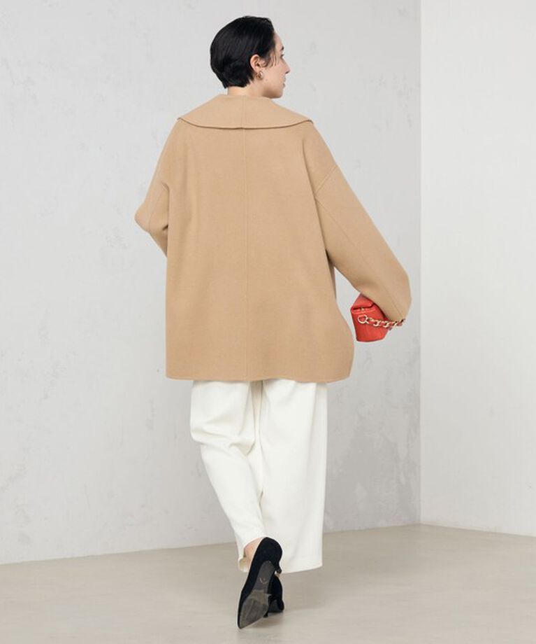 NOLLEY'S sophi「◇【WEB限定カラーあり】SUPER140リバーショールコート 24AW」|ダッフルコート|