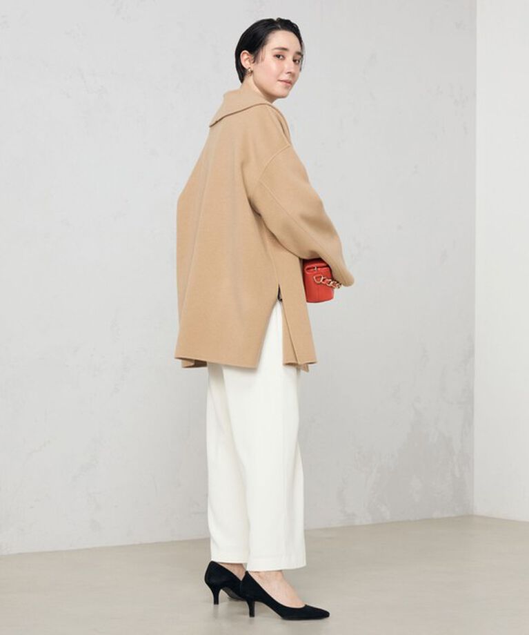 NOLLEY'S sophi「◇【WEB限定カラーあり】SUPER140リバーショールコート 24AW」|ダッフルコート|