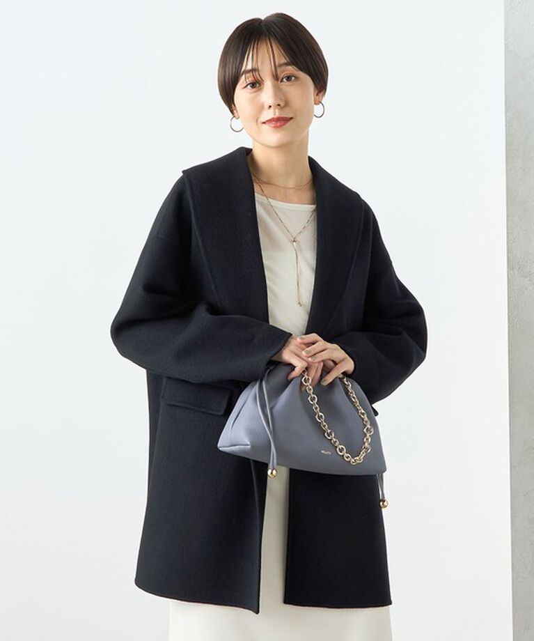 NOLLEY'S sophi「◇【WEB限定カラーあり】SUPER140リバーショールコート 24AW」|ダッフルコート|