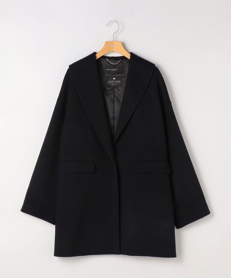 NOLLEY'S sophi「◇【WEB限定カラーあり】SUPER140リバーショールコート 24AW」|ダッフルコート|