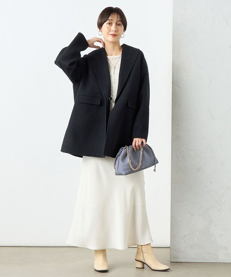 NOLLEY'S sophi「◇【WEB限定カラーあり】SUPER140リバーショールコート 24AW」|ダッフルコート|