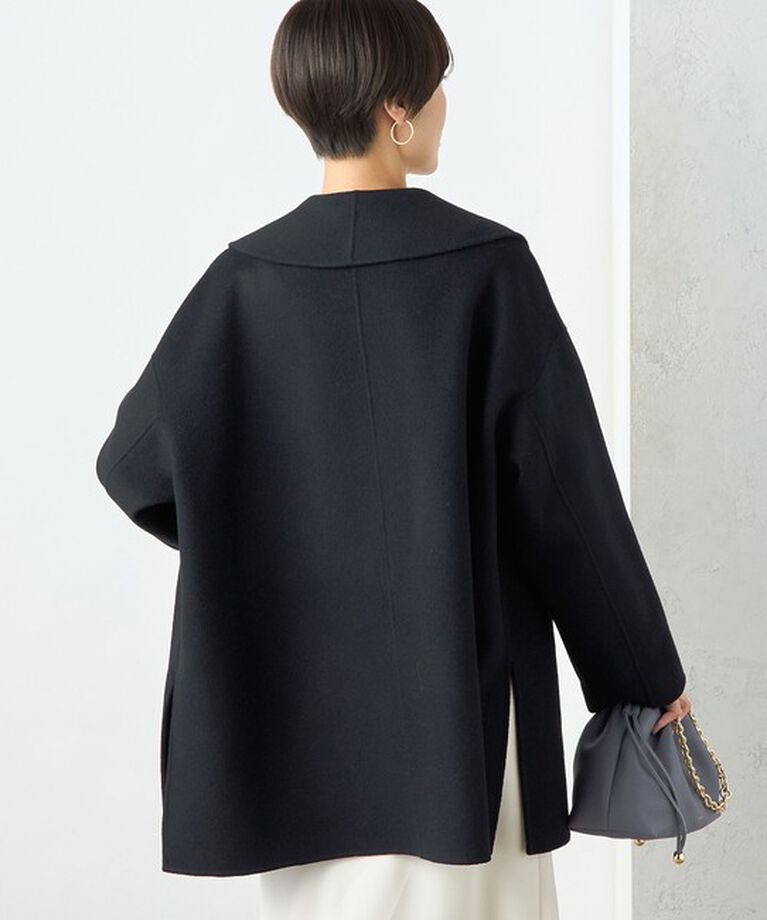 NOLLEY'S sophi「◇【WEB限定カラーあり】SUPER140リバーショールコート 24AW」|ダッフルコート|
