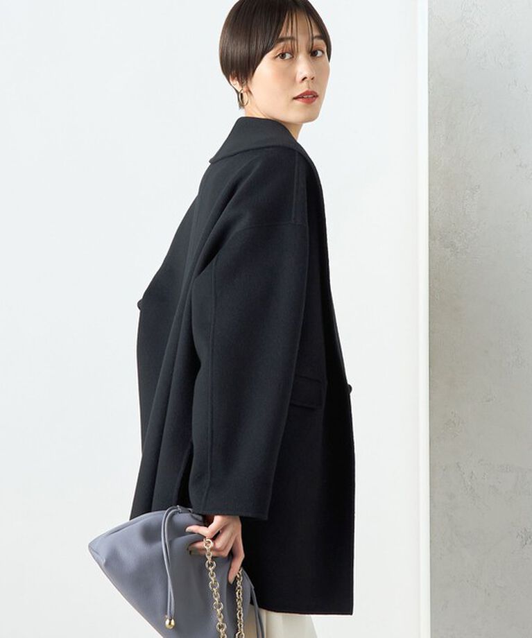 NOLLEY'S sophi「◇【WEB限定カラーあり】SUPER140リバーショールコート 24AW」|ダッフルコート|