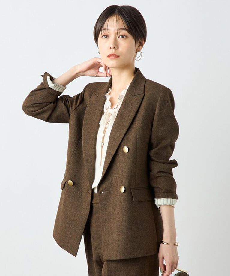 NOLLEY'S sophi「《セットアップ対応》シャークダブルジャケット」|テーラードジャケット|